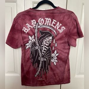 Bad Omens band tee merch The Death of Peace of Mind tour size small